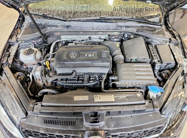 3VWM17AU3HM534530 2017 VOLKSWAGEN GOLF Black Vista del compartimento del motor