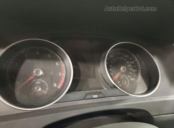 3VWM17AU5HM523688 2017 VOLKSWAGEN GOLF Black Widok zestawu wskaźników