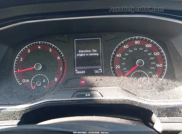 3VWN57BU1KM013255 2019 VOLKSWAGEN JETTA Gray Հետևի նստատեղերի տեսք