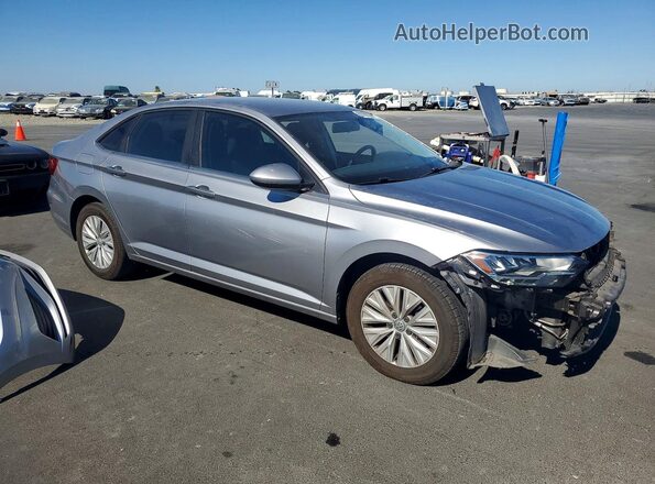 3VWN57BU1KM225623 2019 VOLKSWAGEN JETTA Silver წინა მარჯვენა