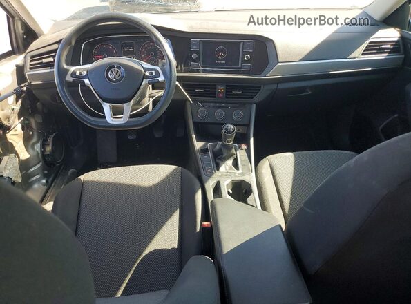 3VWN57BU1KM225623 2019 VOLKSWAGEN JETTA Silver წინა პანელის ხედი