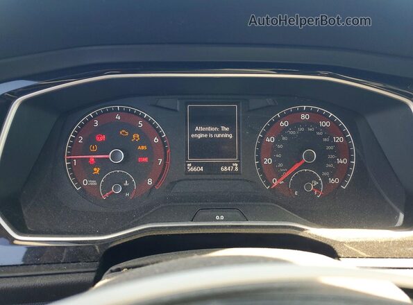 3VWN57BU1KM225623 2019 VOLKSWAGEN JETTA Silver ხელსაწყოთა პანელის ხედი