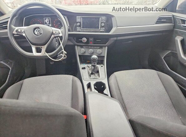 3VWN57BU1LM051408 2020 VOLKSWAGEN JETTA Black Առջևի վահանակի տեսք
