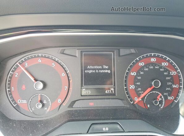3VWN57BU3LM086144 2020 VOLKSWAGEN JETTA White Widok zestawu wskaźników