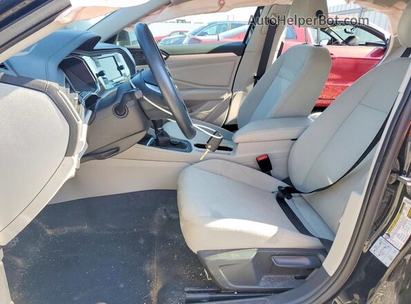 3VWN57BU4KM234056 2019 VOLKSWAGEN JETTA Black Front interior view