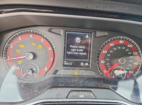3VWN57BU4MM055681 2021 VOLKSWAGEN JETTA Silver Вид щитка приладів