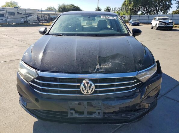 3VWN57BU5KM244756 2019 VOLKSWAGEN JETTA Black Widok z przodu