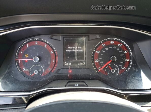 3VWN57BU5KM246460 2019 VOLKSWAGEN JETTA Black Vista del cuadro de instrumentos