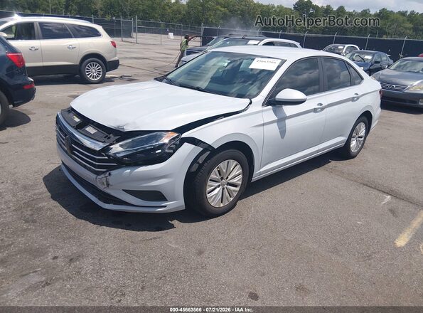 3VWN57BU6KM090235 2019 VOLKSWAGEN JETTA Light Blue წინა მარცხენა ხედი სამი მეოთხედიდან