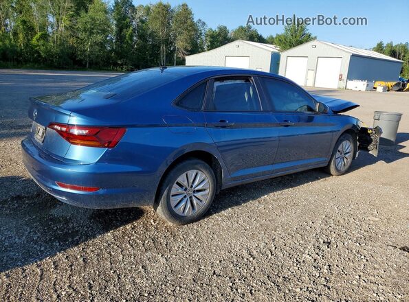 3VWN57BU6KM200944 2019 VOLKSWAGEN JETTA Blue Задня права чверть