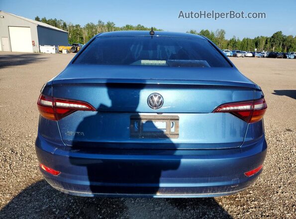3VWN57BU6KM200944 2019 VOLKSWAGEN JETTA Blue Вид ззаду