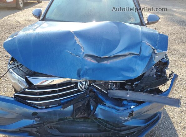 3VWN57BU6KM200944 2019 VOLKSWAGEN JETTA Blue Вид задньої частини салону