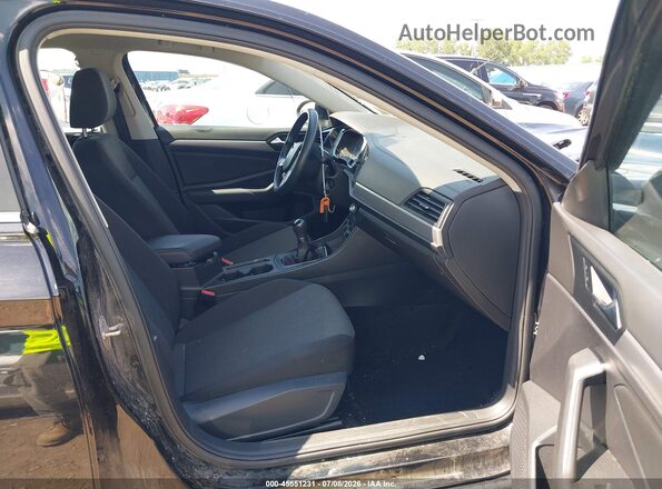 3VWN57BU6MM012220 2021 VOLKSWAGEN JETTA Black Widok wnętrza z przodu