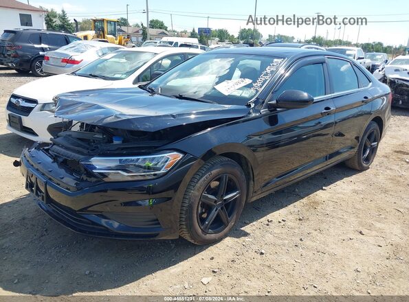3VWN57BU6MM012220 2021 VOLKSWAGEN JETTA Black Przód lewy