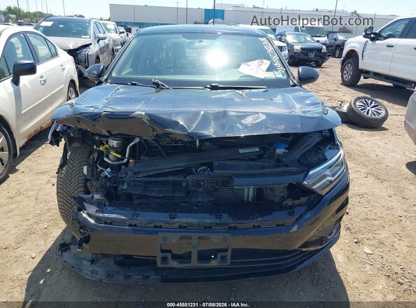 3VWN57BU6MM012220 2021 VOLKSWAGEN JETTA Black Widok wnętrza z tyłu