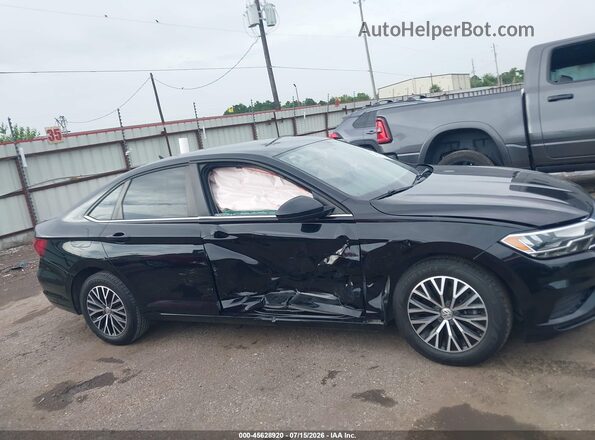 3VWN57BU7MM071728 2021 VOLKSWAGEN JETTA Black Սալոնի հետևի տեսք