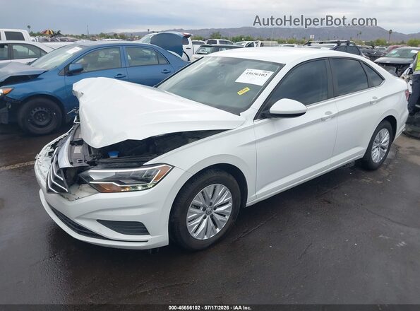 3VWN57BUXKM064107 2019 VOLKSWAGEN JETTA White Передня ліва чверть