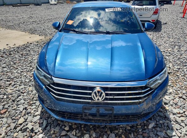 3VWN57BUXKM227127 2019 VOLKSWAGEN JETTA Blue წინა ხედი