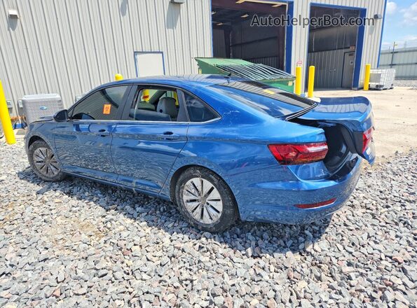3VWN57BUXKM227127 2019 VOLKSWAGEN JETTA Blue უკანა მარცხენა