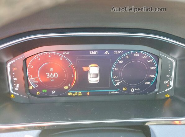 3VWSX7BU1SM099681 2025 VOLKSWAGEN JETTA Черный Вид щитка приборов