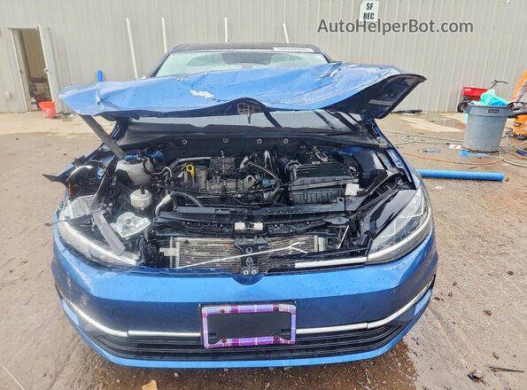 3VWW57AU7KM030910 2019 VOLKSWAGEN GOLF Синий Вид спереди
