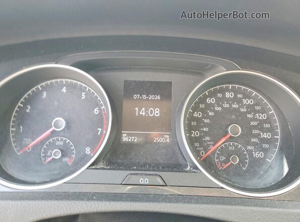 3VWY57AU4KM511772 2019 VOLKSWAGEN GOLF Silver Widok zestawu wskaźników