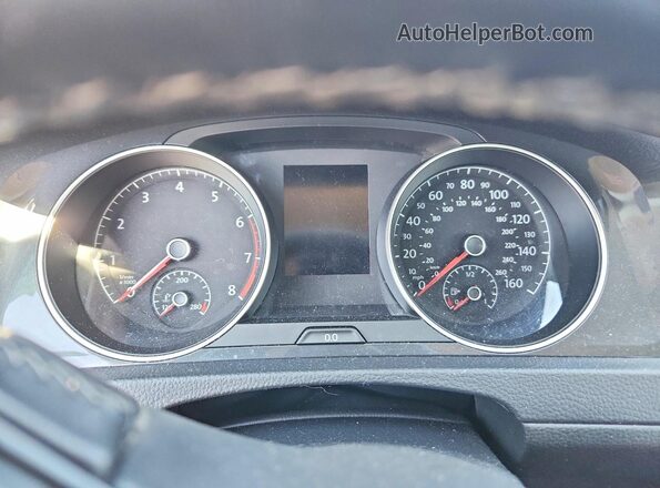 3VWY57AUXKM511002 2019 VOLKSWAGEN GOLF Black Vista del cuadro de instrumentos