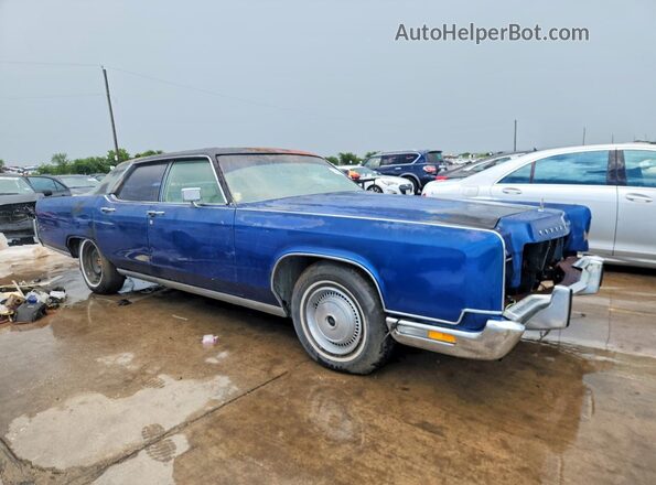 3Y82A874716 1973 LINCOLN CONTINENTA Blue Delantero derecho