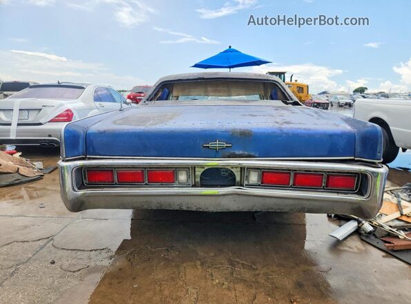 3Y82A874716 1973 LINCOLN CONTINENTA Blue Vista trasera