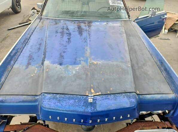 3Y82A874716 1973 LINCOLN CONTINENTA Blue Vista interior trasera