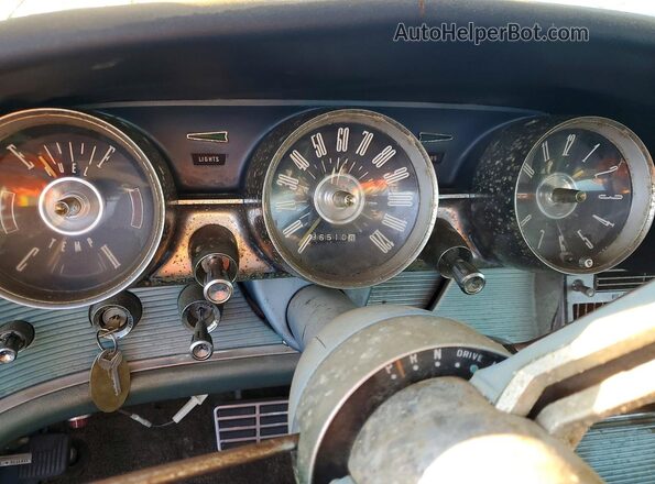 3Y83Z105329 1963 FORD THUNDERBIRD Gray Widok zestawu wskaźników
