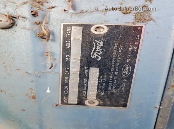 3Y83Z105329 1963 FORD THUNDERBIRD Gray Widok komory silnika