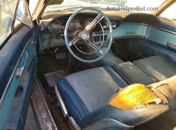 3Y83Z105329 1963 FORD THUNDERBIRD Gray Widok deski rozdzielczej