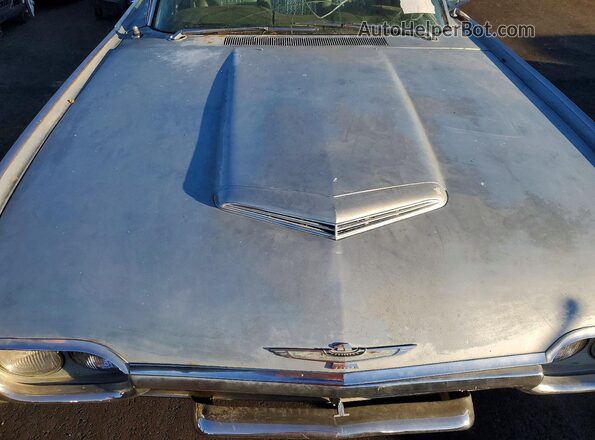 3Y83Z105329 1963 FORD THUNDERBIRD Gray Widok wnętrza z tyłu