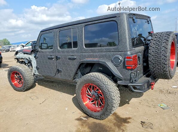 1C4HJXDG0MW804463 2021 JEEP WRANGLER Black Tył prawy