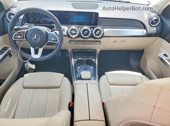 W1N4M4GB4MW121534 2021 MERCEDES-BENZ GLB-CLASS White Instrument cluster view