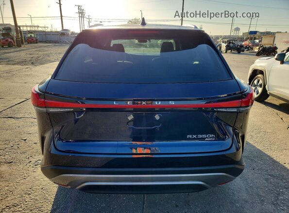 2T2BBMCA0RC033044 2024 LEXUS RX Blue Вид салону спереду