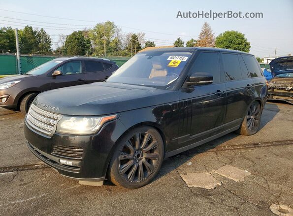 SALGS2EF2GA306177 2016 LAND ROVER RANGE ROVER Black უკანა მარცხენა