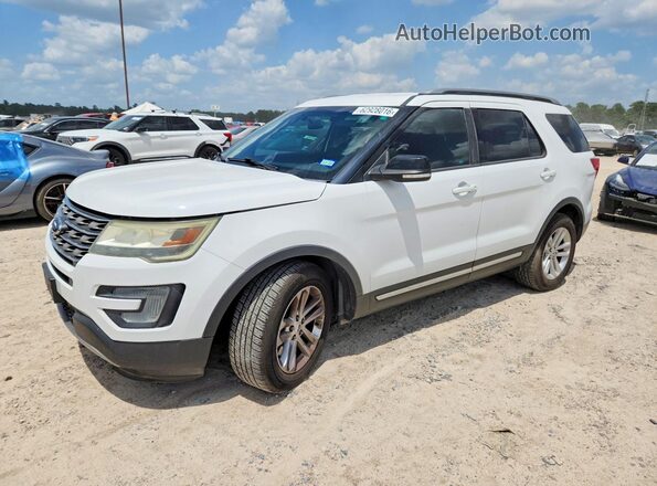 1FM5K7DH6HGB30341 2017 FORD EXPLORER White Trasero izquierdo