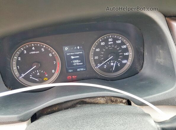 KM8J33A41HU596721 2017 HYUNDAI TUCSON Черный Вид задних сидений