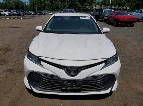 4T1B11HK0JU641494 2018 TOYOTA CAMRY White Vista trasera