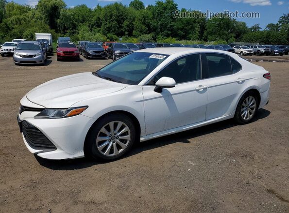 4T1B11HK0JU641494 2018 TOYOTA CAMRY White Trasero izquierdo