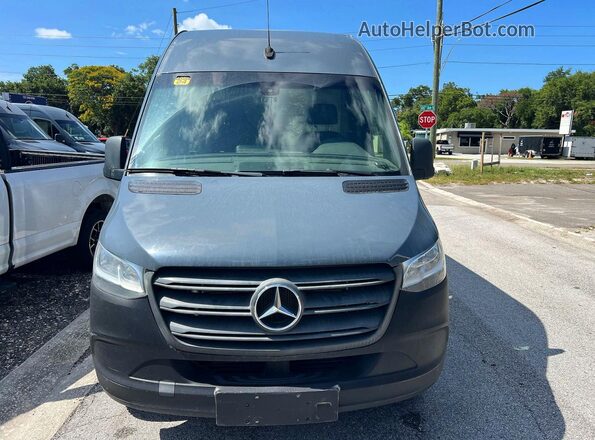WD4PF1CD2KP132372 2019 MERCEDES-BENZ SPRINTER Blue Engine compartment view