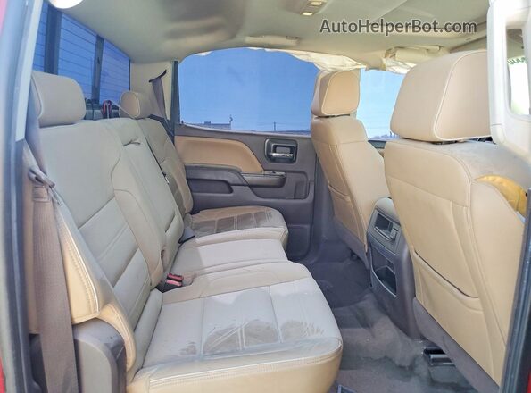 3GTP1PEJ3JG485527 2018 GMC SIERRA Red უკანა სალონის ხედი