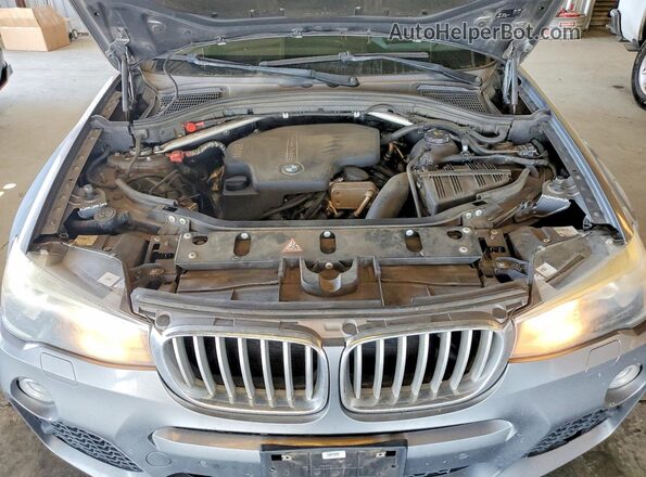 5UXWZ7C59G0R32030 2016 BMW X3 Gray VIN კოდის სტიკერის ხედი