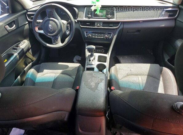 5XXGT4L33HG124793 2017 KIA OPTIMA Black Вид щитка приладів