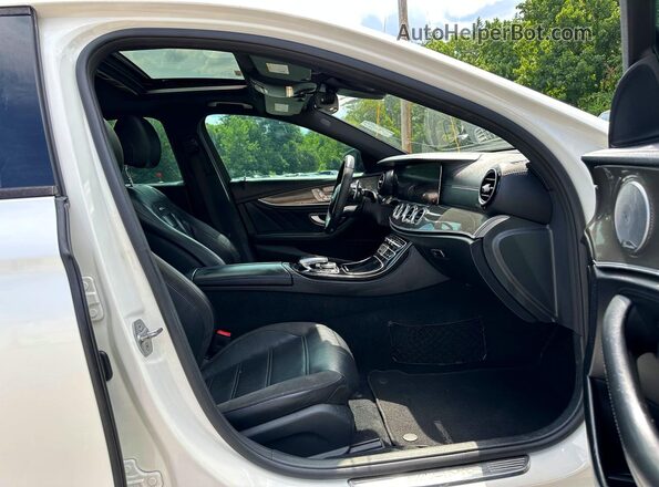 WDDZF6EB6JA302817 2018 MERCEDES-BENZ E White Widok z tyłu