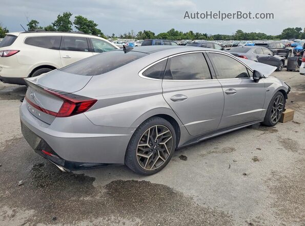 KMHL14JC2PA274374 2023 HYUNDAI SONATA Silver Front right