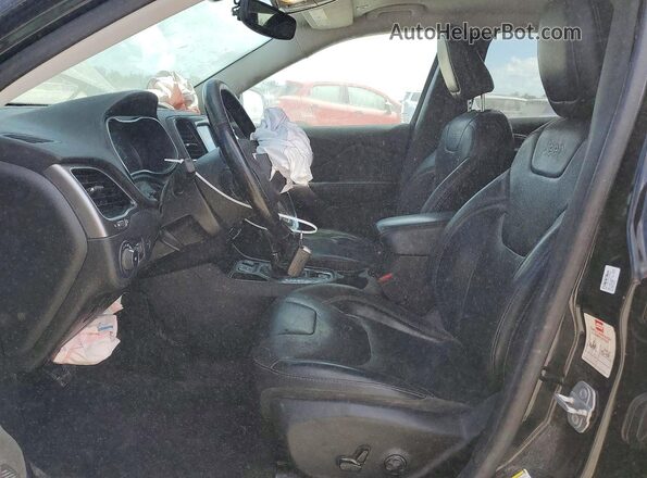 1C4PJLDB4KD302444 2019 JEEP CHEROKEE Black წინა პანელის ხედი