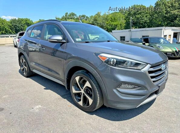KM8J3CA25JU691996 2018 HYUNDAI TUCSON Blue წინა ხედი